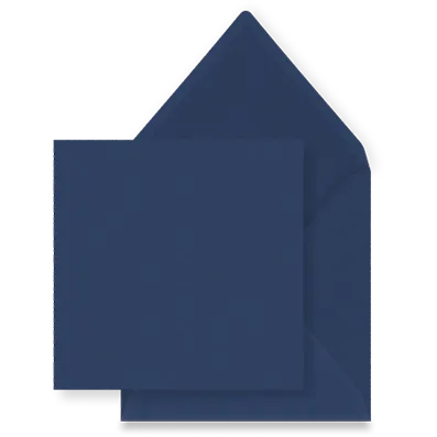 Donkerblauw envelop