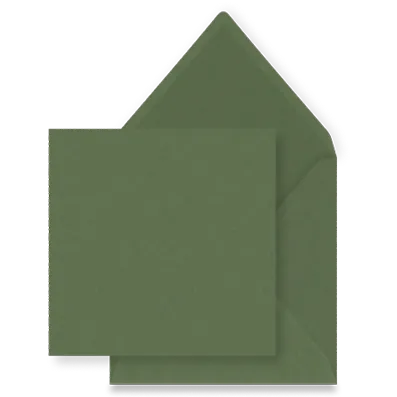 Donkergroen envelop