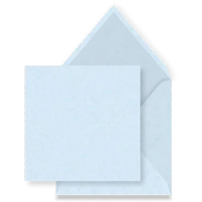 Lichtblauw envelop
