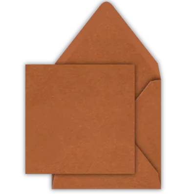 Metalic brons envelop
