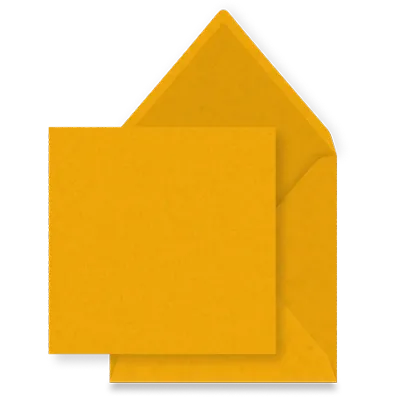 Okergeel envelop
