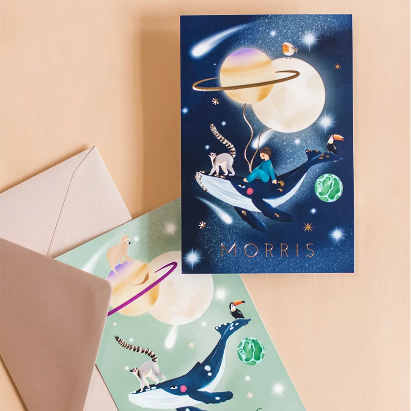 Geboortekaartjes met het thema fantasie